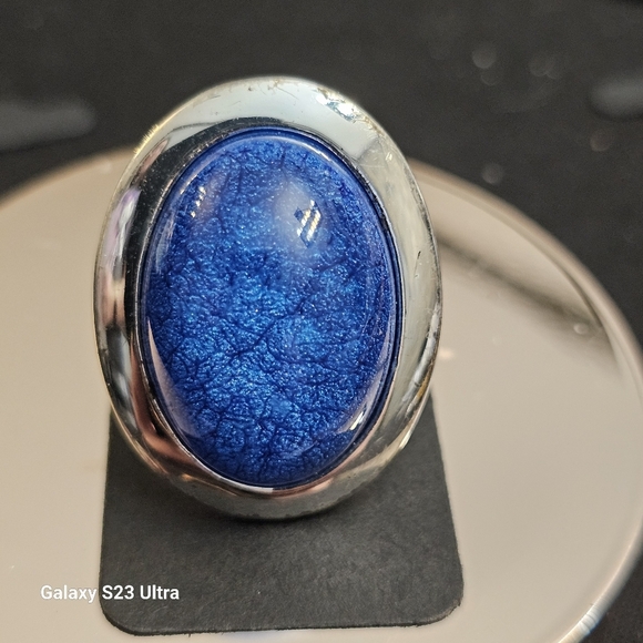 Lapiz Lazuli Ring Size 6 - Picture 4 of 11